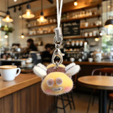 Cute Animal Flocking Keychain