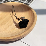 Cute Animal Flocking Keychain