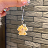 Cute Animal Flocking Keychain