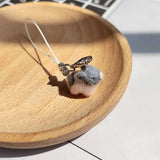 Cute Animal Flocking Keychain