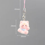 Cute Animal Flocking Keychain