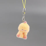 Cute Animal Flocking Keychain