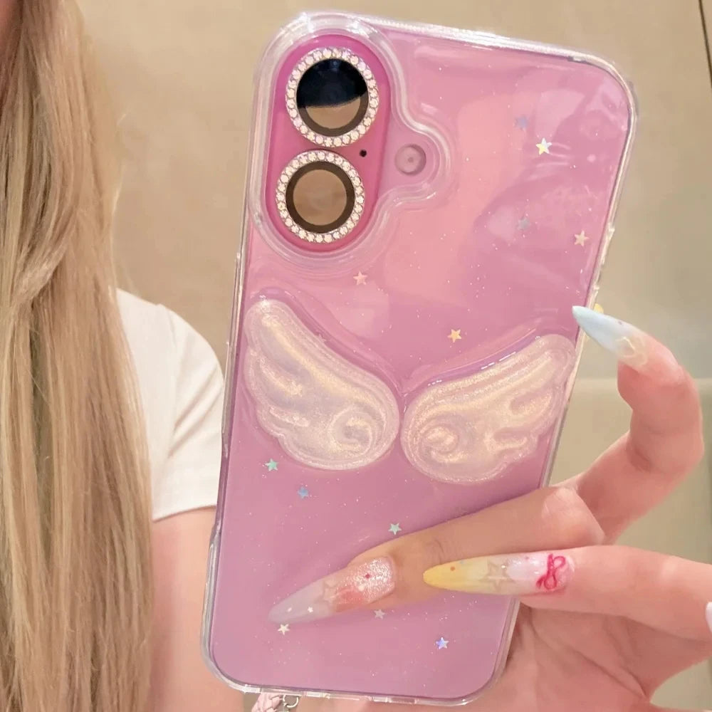 Cute Glitter Angel Case