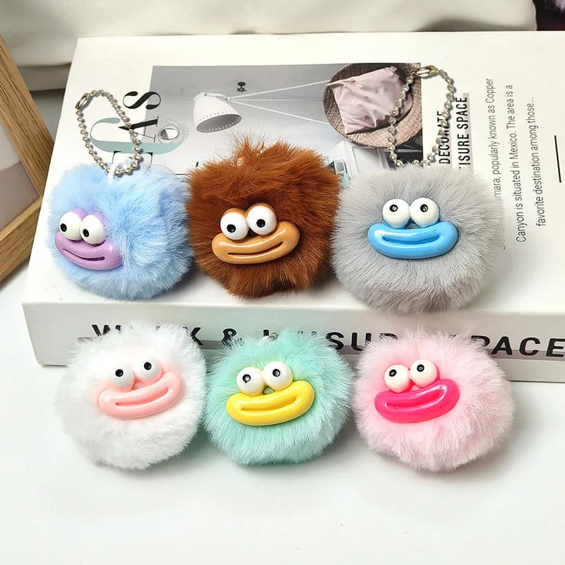 Kawaii Clown Plush Keychain