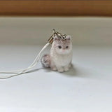 Cute Animal Flocking Keychain