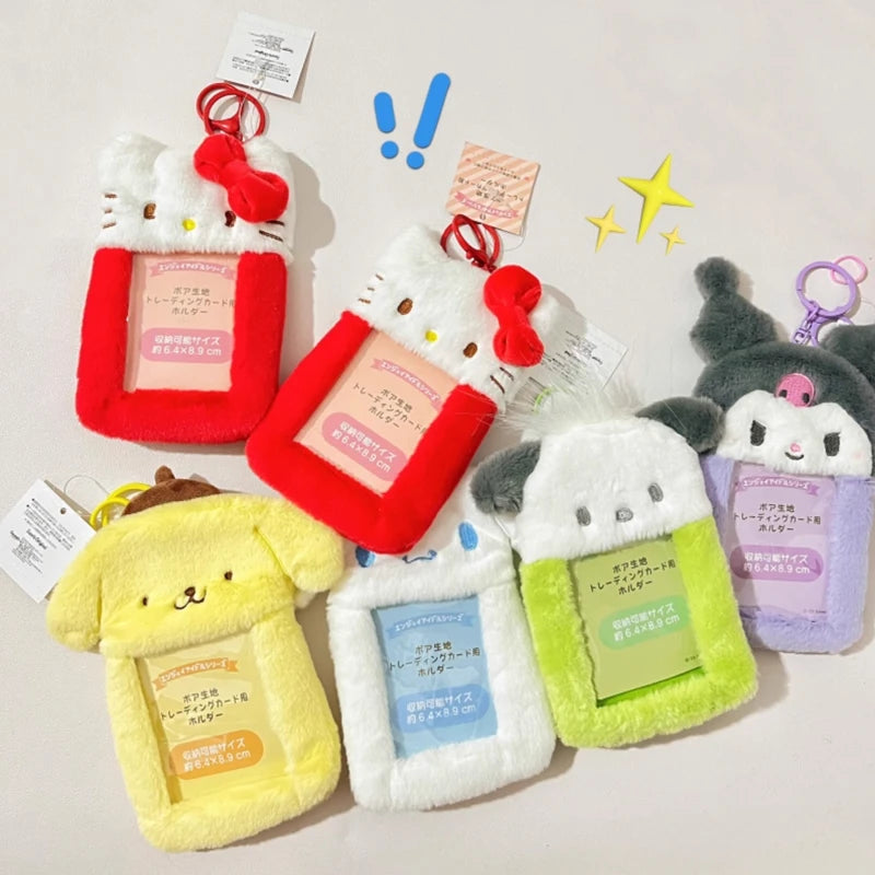 Kawaii Sanrio Plush Card Holder