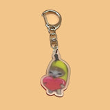 Banana Cat Keychain Set