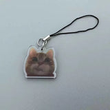 Banana Cat Keychain Set