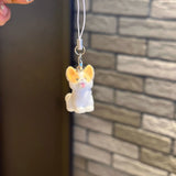 Cute Animal Flocking Keychain