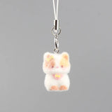 Cute Animal Flocking Keychain