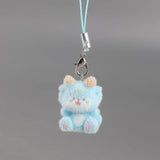 Cute Animal Flocking Keychain