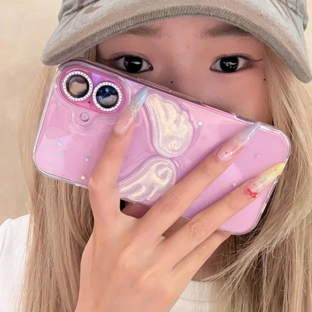 Cute Glitter Angel Case