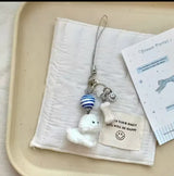 Cute Animal Flocking Keychain