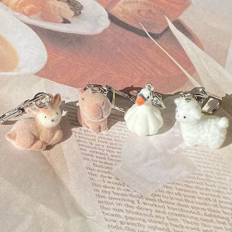 Fluffy Animal 3D Keychain
