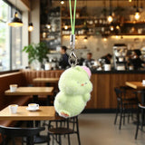 Cute Animal Flocking Keychain