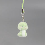 Cute Animal Flocking Keychain