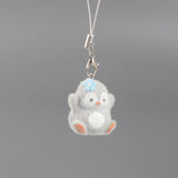 Cute Animal Flocking Keychain