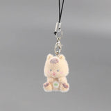 Cute Animal Flocking Keychain