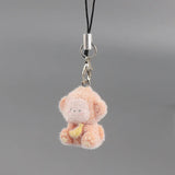 Cute Animal Flocking Keychain