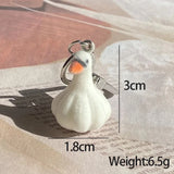 Cute Animal Flocking Keychain