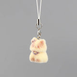 Cute Animal Flocking Keychain