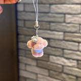 Cute Animal Flocking Keychain