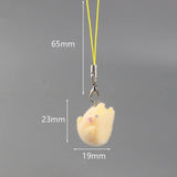Cute Animal Flocking Keychain